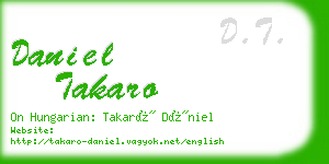 daniel takaro business card